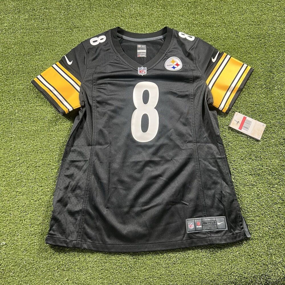 NFL Pittsburgh Steelers Kenny Pickett #8 Nike On Field Jersey Women's Size L